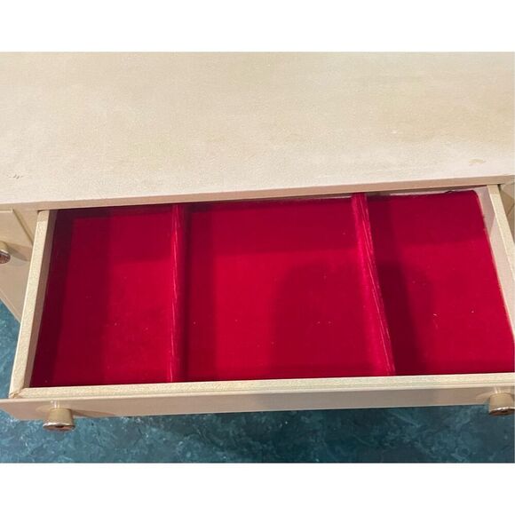 VTG Craft Storage Chest  LARGE JEWELRY BOX Mele Buxton MID-CENTURY Modern BIG - Picture 9 of 14